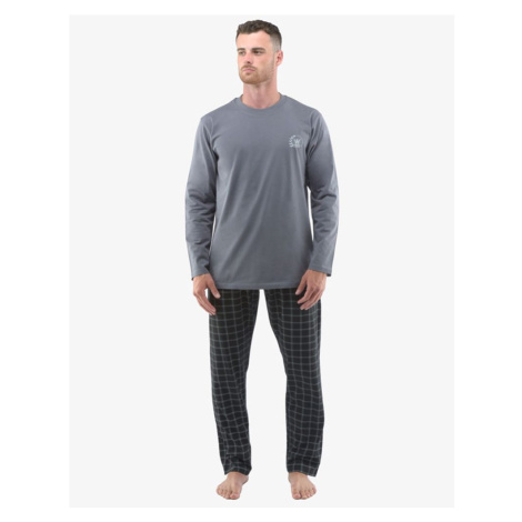 Dlouhé šedé trendy pyžamo Jakub