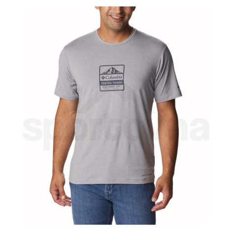 Columbia Tech Trail™ Front Graphic SS Tee M 2036545019 / cool grey heather tested tou