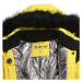 Willard YALA Dámská lyžařská zimní bunda, žlutá, velikost