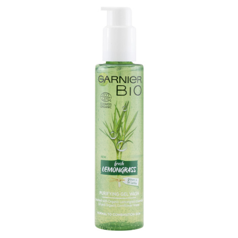 Garnier BIO Intenzivní čisticí gel s esenciálním olejem z citronové trávy a aloe vera 150 ml