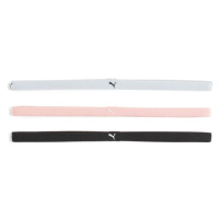 Puma AT SPORTBANDS WOMENS PACK (3PCS) Sportovní čelenky, černá, velikost