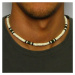 Daniel Dawson Pánský korálkový náhrdelník Declan NH105 Barevná/více barev 46 cm