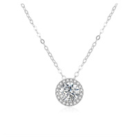 Beneto Luxusní stříbrný náhrdelník se zirkony AGS868/47