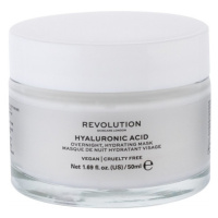Revolution Hyaluronic Acid Overnight Hydrating Maska na obličej 50 ml