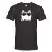 Pánské vtipné tričko s potiskem Cat daddy - kočičí táta – pánské kočky