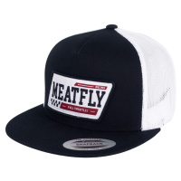 Meatfly kšiltovka Thunderbolt Trucker Racing Black/White | Černá