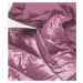 Oboustranná fialová dámská bunda (6808-259)