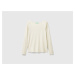 Benetton, Long Sleeve T-shirt In Pure Cotton