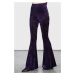 kalhoty dámské KILLSTAR - Valefor Flares - Purple
