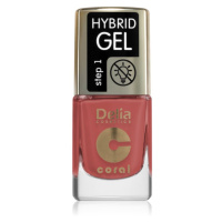 Delia Cosmetics Coral Hybrid Gel gelový lak na nehty bez užití UV/LED lampy odstín 122 11 ml