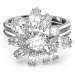 Swarovski Třpytivý prsten s krystaly Gema 564466