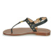 Coach HAILEE LEATHER SANDAL Černá