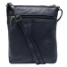 SEGALI Dámská kožená taška přes rameno SG-27001 modrá