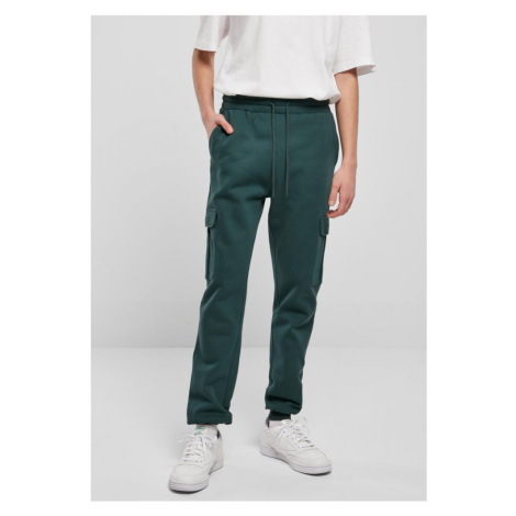 Pánské tepláky Urban Classics Cargo Sweatpants - zeleno - modré