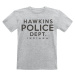 Stranger Things Kids - Hawkins Police Department detské tricko šedá