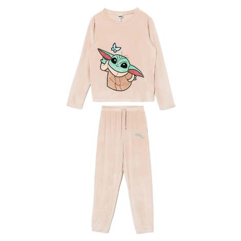 Cropp - Pyžamo Baby Yoda - Krémová