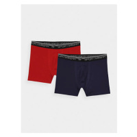Pánské spodní prádlo boxerky 4F - tmavě modré/červené