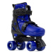 SFR Nebula Adjustable Children's Quad Skates - Black / Blue - UK:11J-1J EU:29-33 US:M12J-2