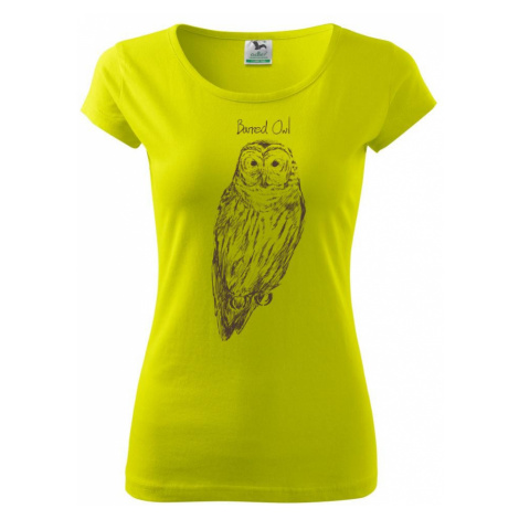 Puštík proužkovaný Barred owl - Pure dámské triko