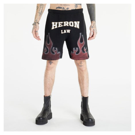 Heron Preston Heron Law Flames Sweatshorts Black/ Red