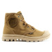 Palladium Pampa Hi Wax - Olive/Warm Sand Hnědá