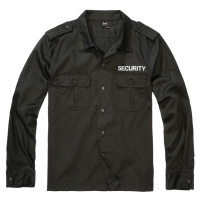 Brandit Košile Security US Shirt Long Sleeve černá