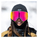 HORSEFEATHERS Snowboardové brýle Edmond - white/mirror pink WHITE