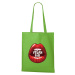 DOBRÝ TRIKO Bavlněná taška s potiskem Vegan BABE Barva: Apple green