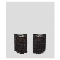 Rukavice karl lagerfeld k/essential boucle fl glove černá