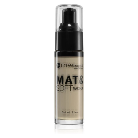 Bell Hypoallergenic Mat&Soft lehký matující make-up odstín 01 Light Beige 30 ml