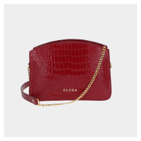 ELEGA Malé crossbody Richie LIMIT červená kroko/zlato