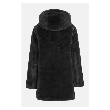 Kabát z imitace kožešiny s kapucí Agnetha