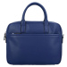 Luxusní kožená taška na notebook Katana Cipro, modrá