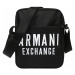 ARMANI EXCHANGE Taška přes rameno černá / bílá