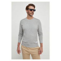 Bavlněný svetr Pepe Jeans MOE šedá barva, lehký, PM702400
