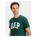Tričko GAP Logo t-shirt Zelená