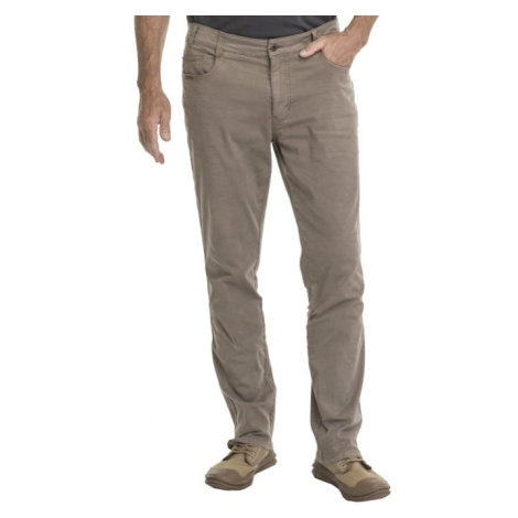 Hnědé pánské casual kalhoty