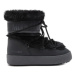 MOON BOOT-L-Track Faux Fur black Černá