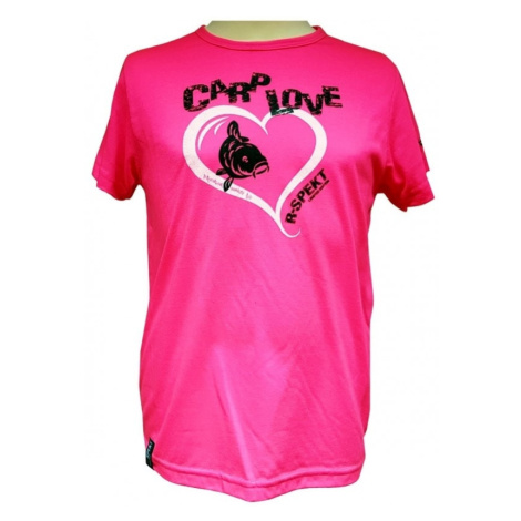 R-Spekt Dětské tričko Carp Love fluo pink - 11/12 yrs