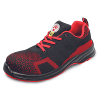 Panda Lecce Mf S1 Esd Unisex bezpečnostní polobotka 02010592 červená/černá 48