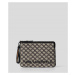 Kabelka karl lagerfeld k/monogram jkrd clutch šedá