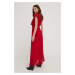 Šaty Answear Lab červená barva, maxi