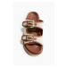 H & M - Robustní sandály - béžová