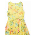 Dětské bavlněné šaty Desigual žlutá barva, mini