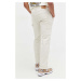Kalhoty Hollister Co. pánské, béžová barva, jednoduché