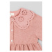 Dívčí šaty zippy růžová barva, mini