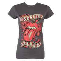 Tričko metal dámské Rolling Stones - Tongue & Stars - ROCK OFF - RSTEE15LC