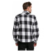 Pánská košile Brandit Checked Shirt - černá, bílá