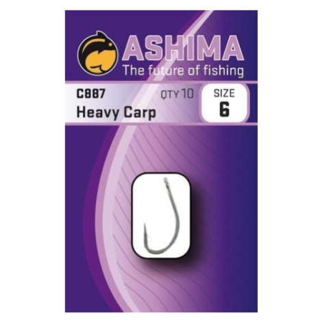 Ashima Háčky C887 Heavy Carp 10ks - vel. 6