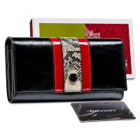 Elegantní dámská peněženka s hadím vzorem